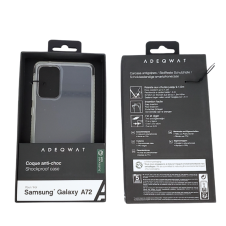Coque Antichoc Transparent ADEQWAT pour Samsu | Smarty Paris